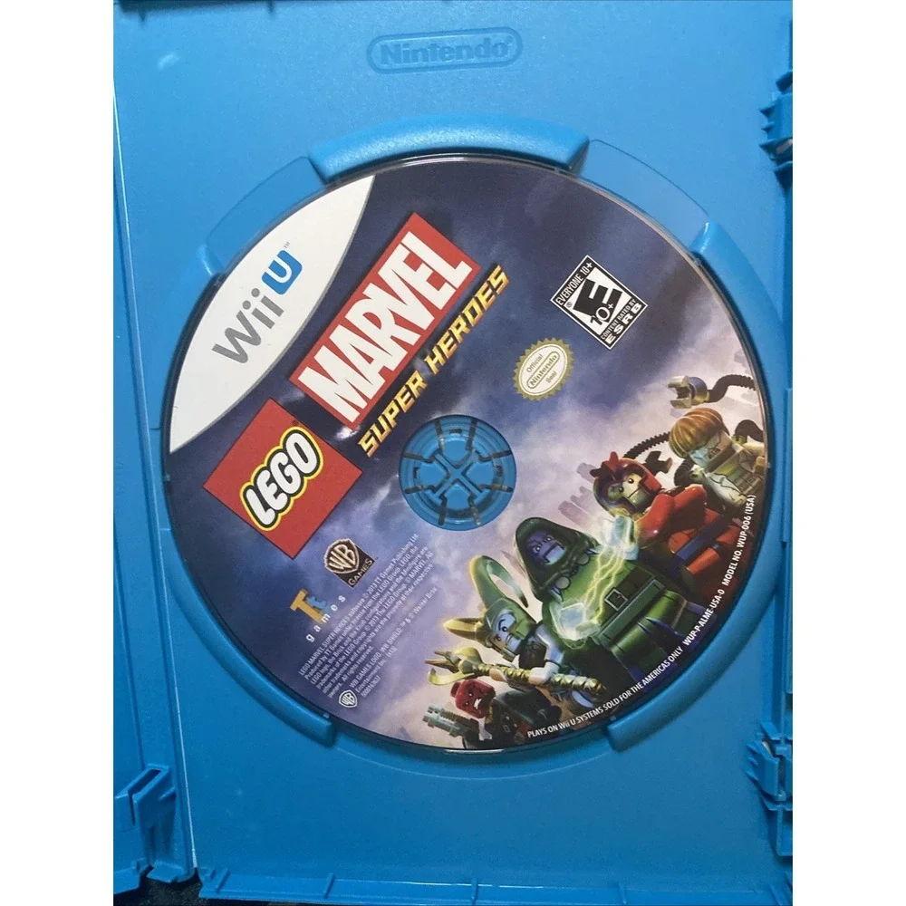 LEGO Marvel Super Heroes - Nintendo Wii U - TESTED/WORKING No Manual